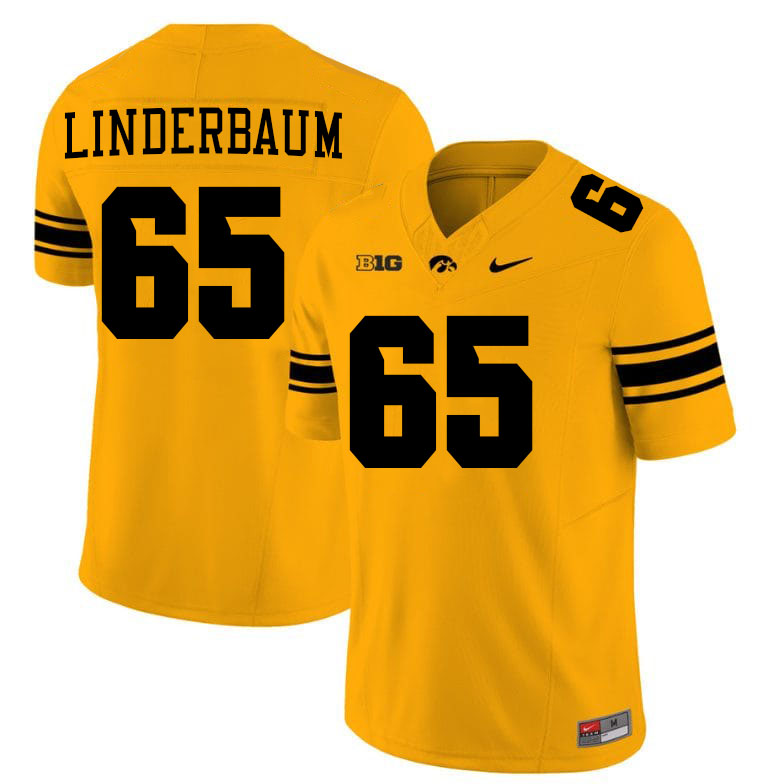 Tyler Linderbaum Iowa Jersey,University Of Iowa Hawkeyes Fotoball Uniforms,Jersey,Gears-Gold